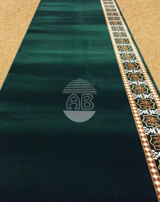 Blue Mosque Hijau Polos